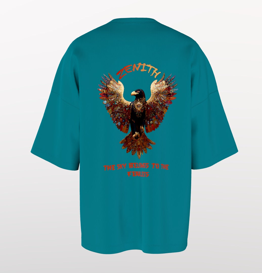 Zenith Echelon Multicolor Eagle Oversized T-Shirt – Fearless Streetwear