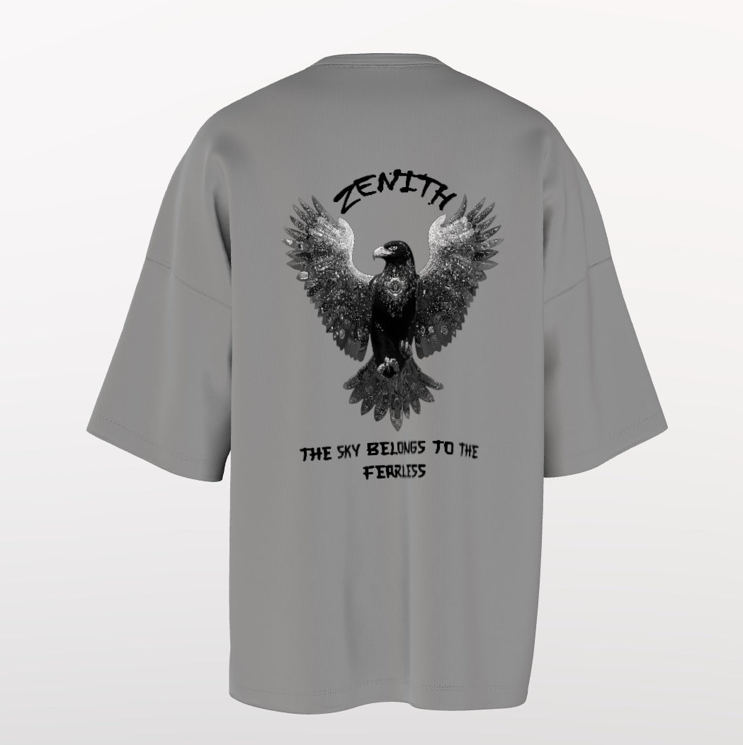 Zenith Eagle Oversized T-Shirt – Fearless Streetwear Graphic Te