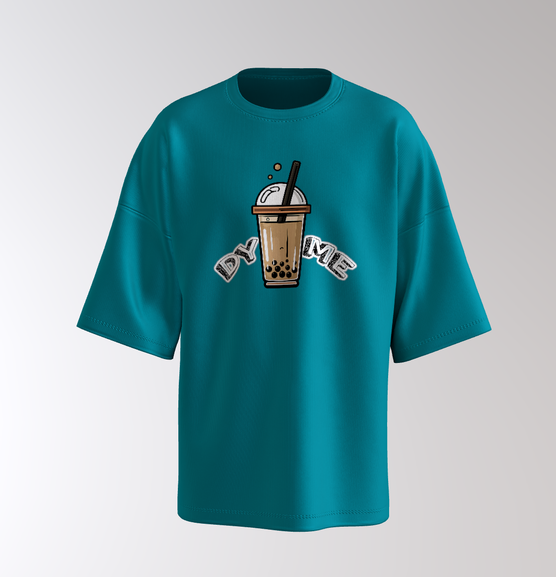 Oversized Bubble Tea – “Drink Me / Relax Buddy” (Unisex)