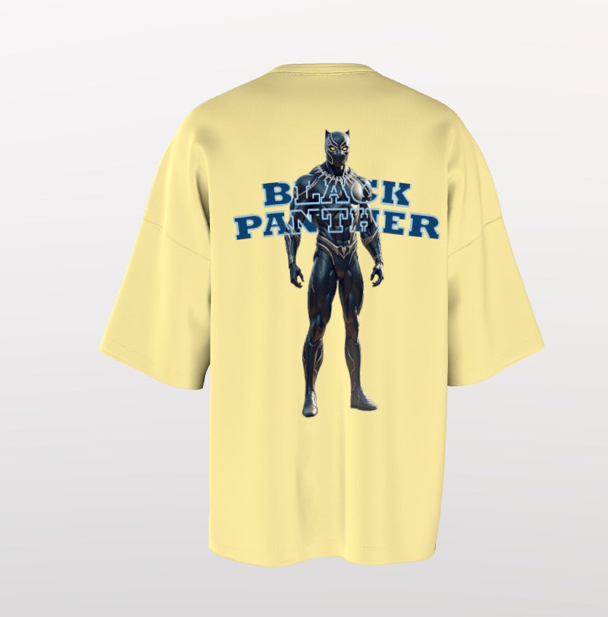 Black Panther Drop Shoulder Tee