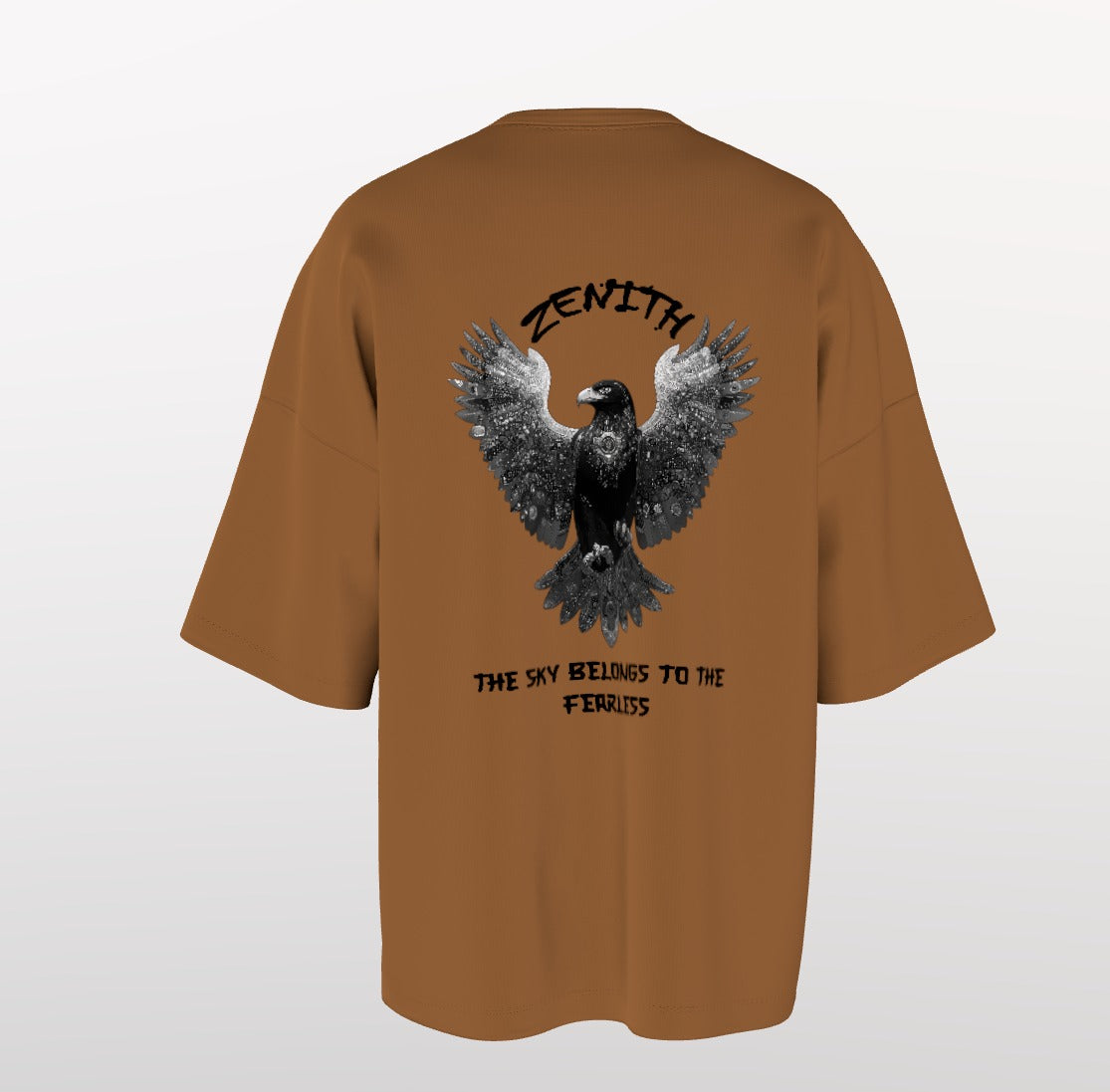 Zenith Eagle Oversized T-Shirt – Fearless Streetwear Graphic Te