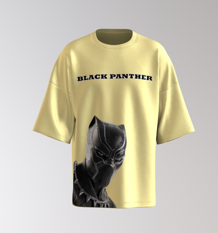 Black Panther Drop Shoulder Tee