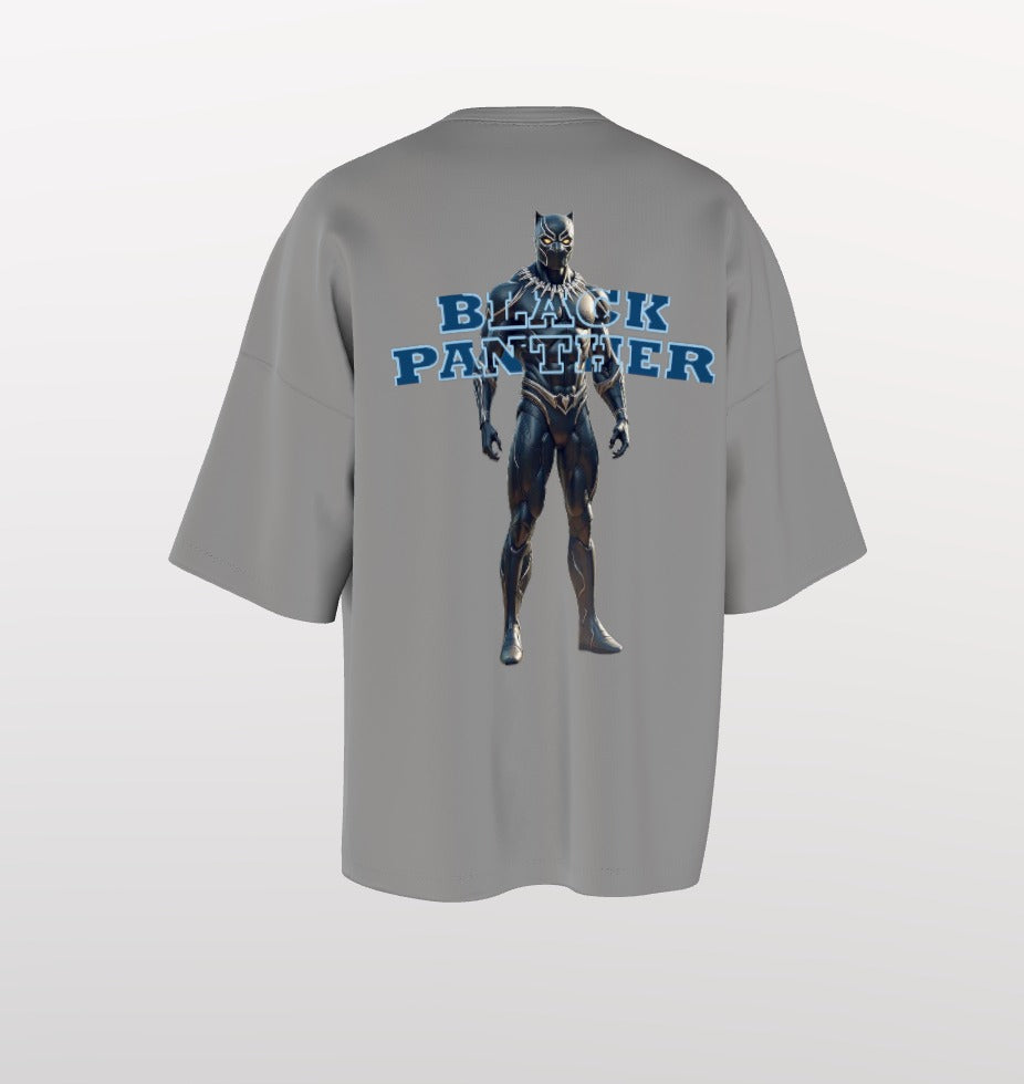 Black Panther Drop Shoulder Tee
