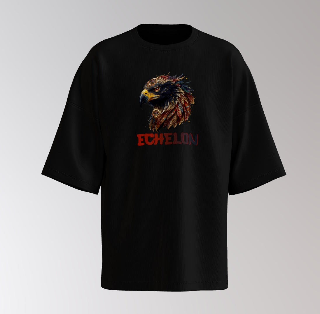 Zenith Echelon Multicolor Eagle Oversized T-Shirt – Fearless Streetwear