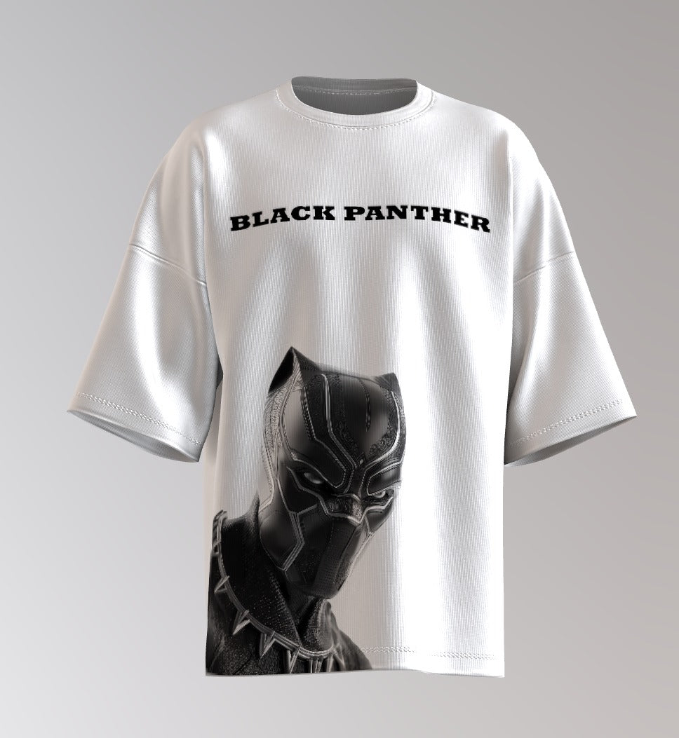 Black Panther Drop Shoulder Tee