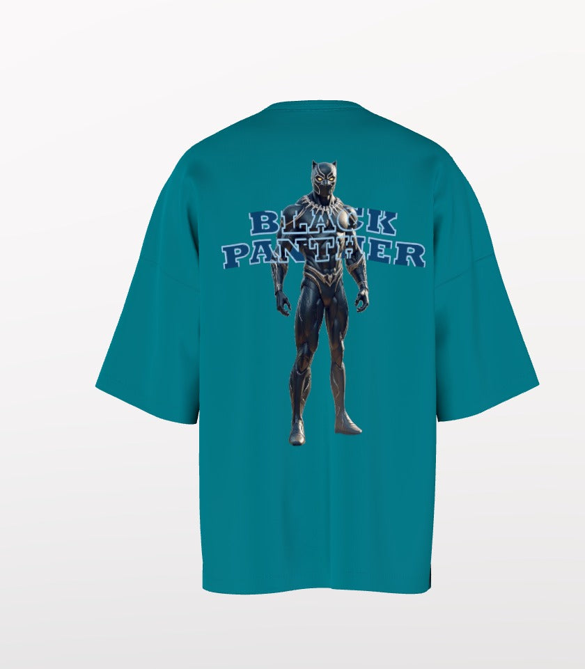 Black Panther Drop Shoulder Tee