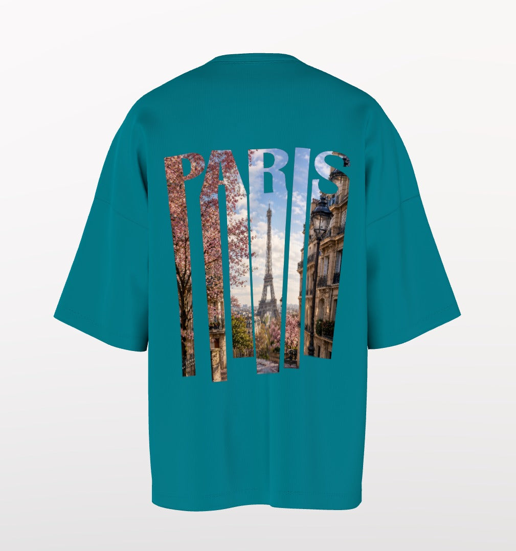 Paris Postcard Oversized Tee