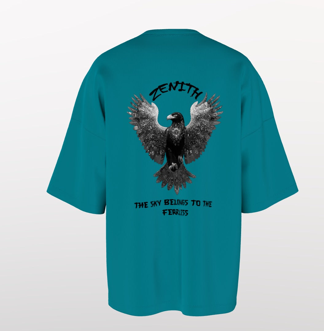 Zenith Eagle Oversized T-Shirt – Fearless Streetwear Graphic Te
