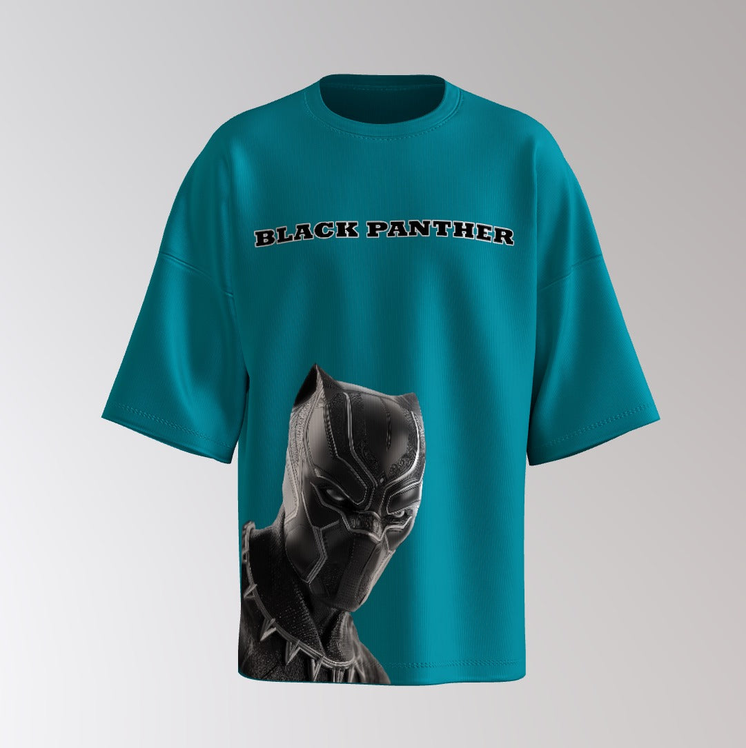 Black Panther Drop Shoulder Tee