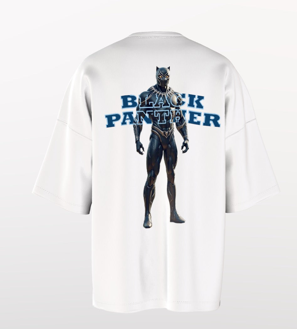 Black Panther Drop Shoulder Tee