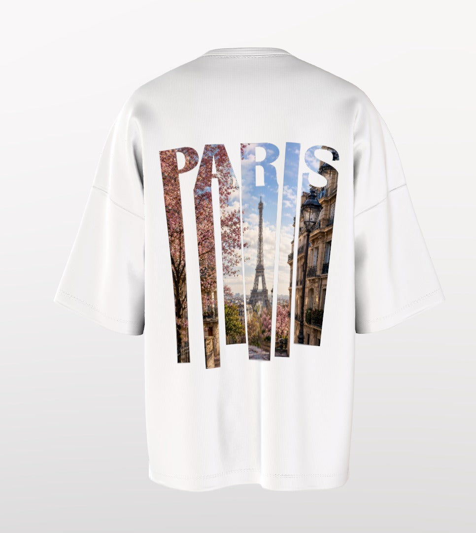 Paris Postcard Oversized Tee