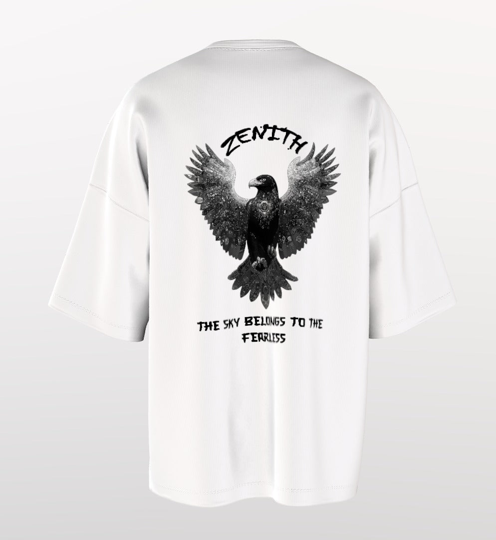 Zenith Eagle Oversized T-Shirt – Fearless Streetwear Graphic Te