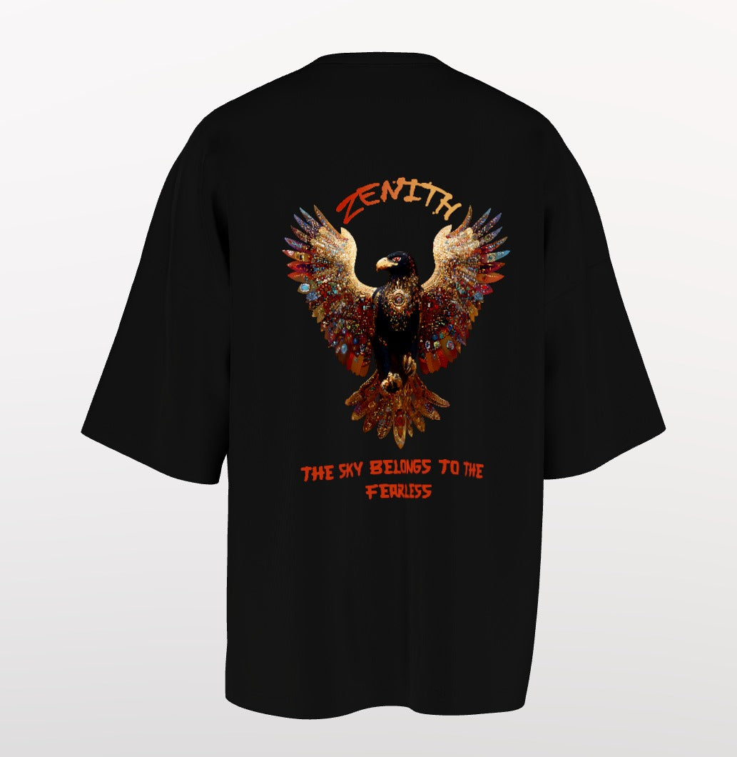 Zenith Echelon Multicolor Eagle Oversized T-Shirt – Fearless Streetwear