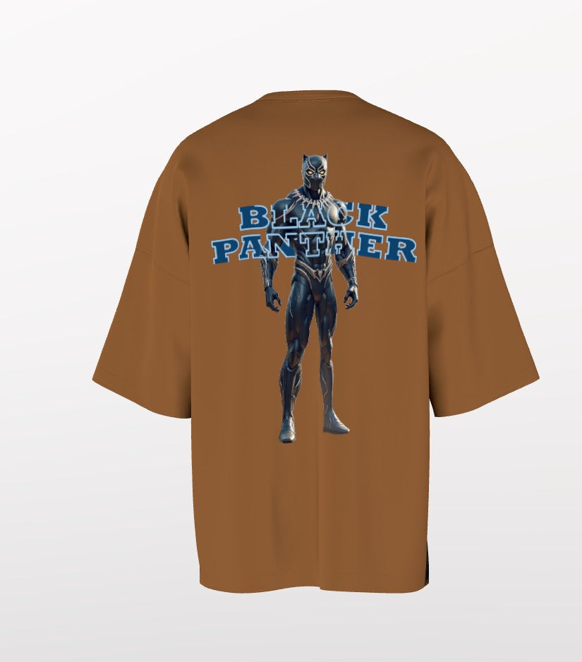 Black Panther Drop Shoulder Tee