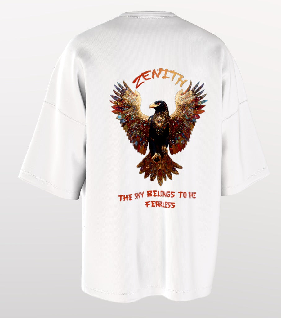 Zenith Echelon Multicolor Eagle Oversized T-Shirt – Fearless Streetwear