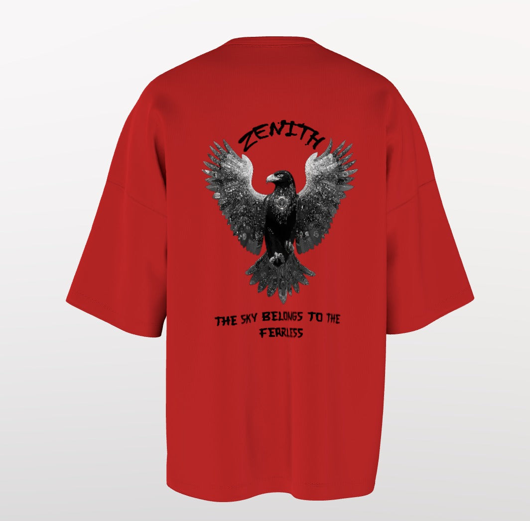 Zenith Eagle Oversized T-Shirt – Fearless Streetwear Graphic Te