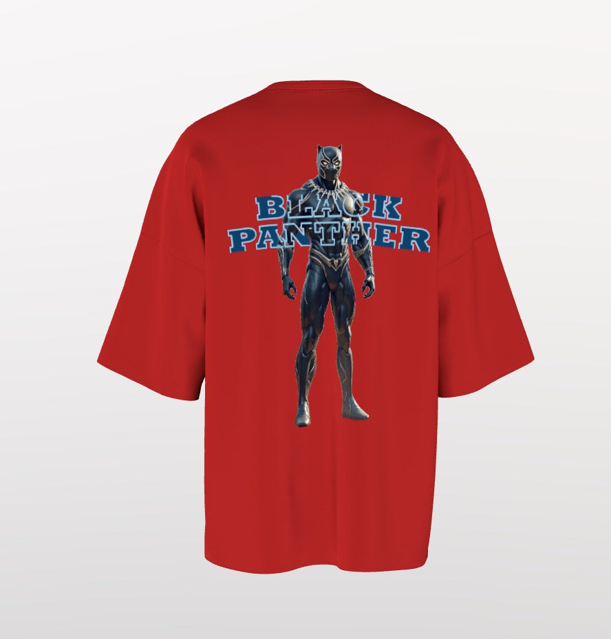 Black Panther Drop Shoulder Tee