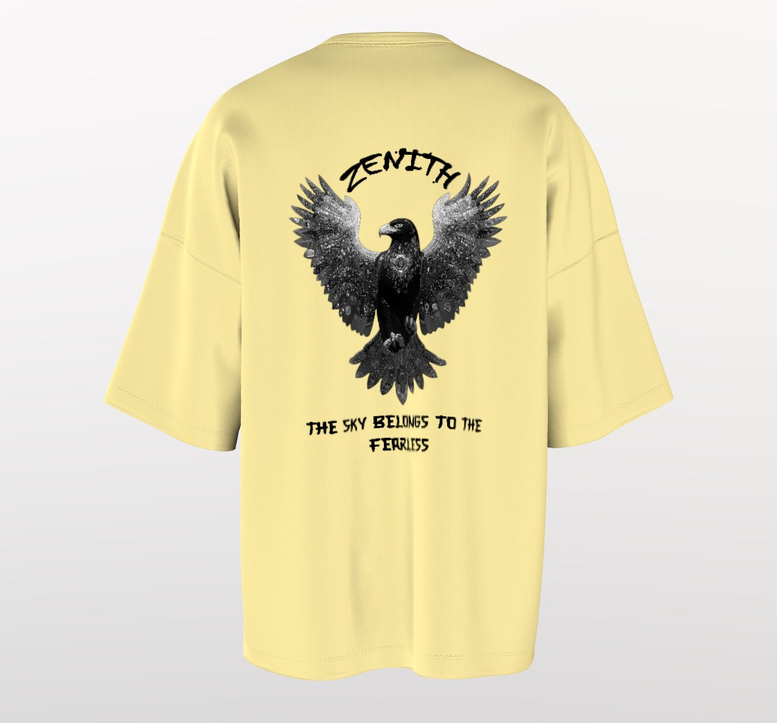Zenith Eagle Oversized T-Shirt – Fearless Streetwear Graphic Te