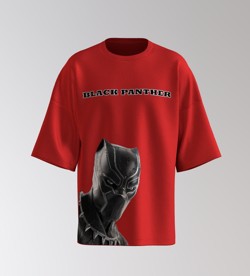 Black Panther Drop Shoulder Tee