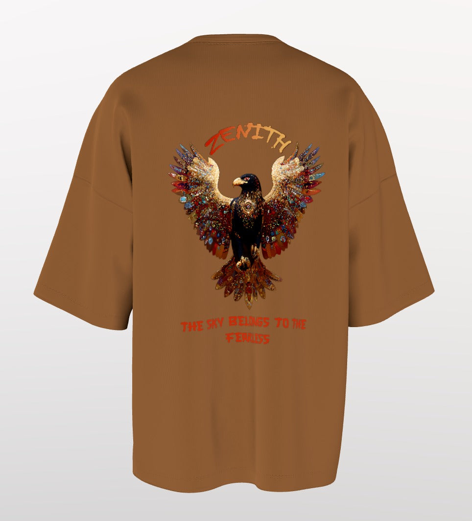 Zenith Echelon Multicolor Eagle Oversized T-Shirt – Fearless Streetwear